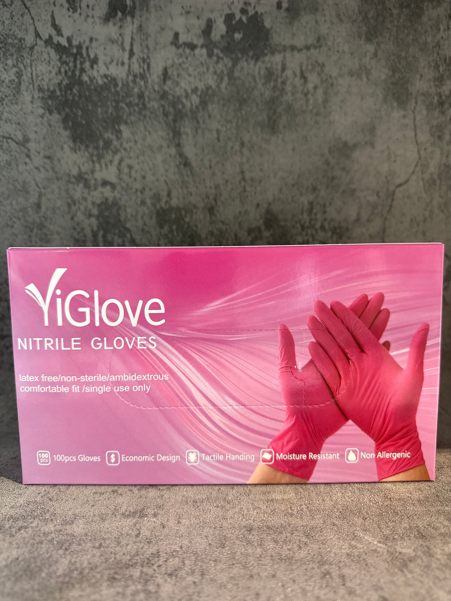 Nitrile Professional Gloves (3mil) Black S size (Box 100)