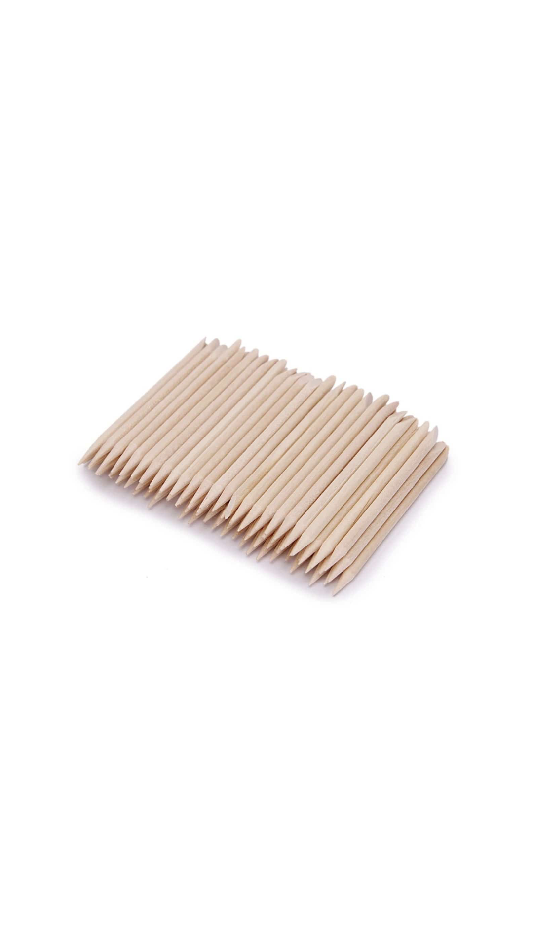 Orange wood sticks 105 mm (100 pcs) NEW!