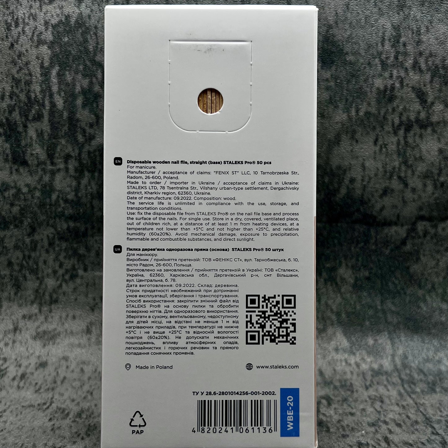 DISPOSABLE WOODEN BASE STRAIGHT STALEKS PRO EXPERT 20 (50pcs)
