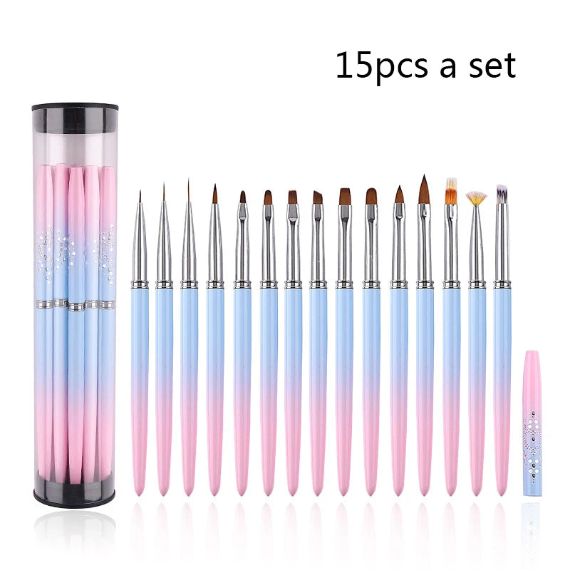 Nail Art Brushes Set