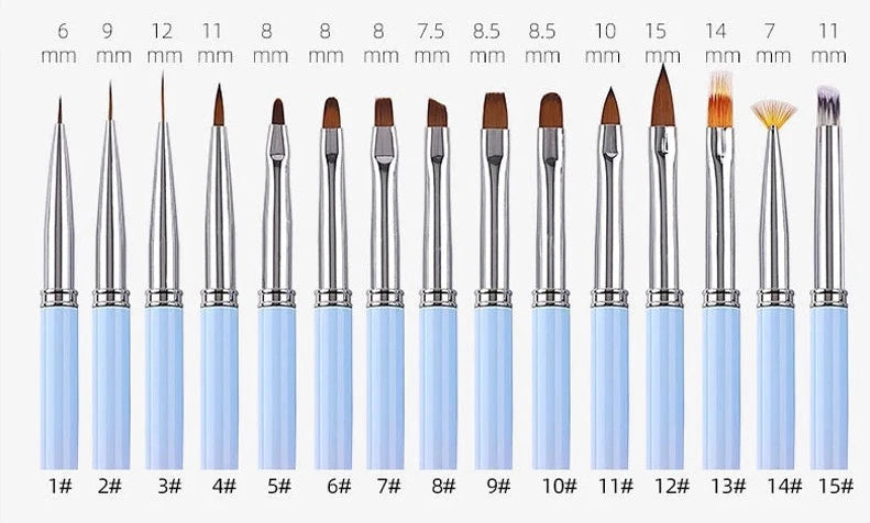 Nail Art Brushes Set