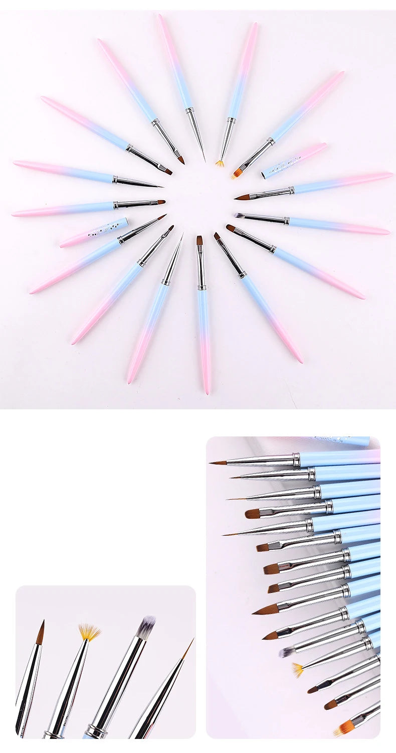 Nail Art Brushes Set