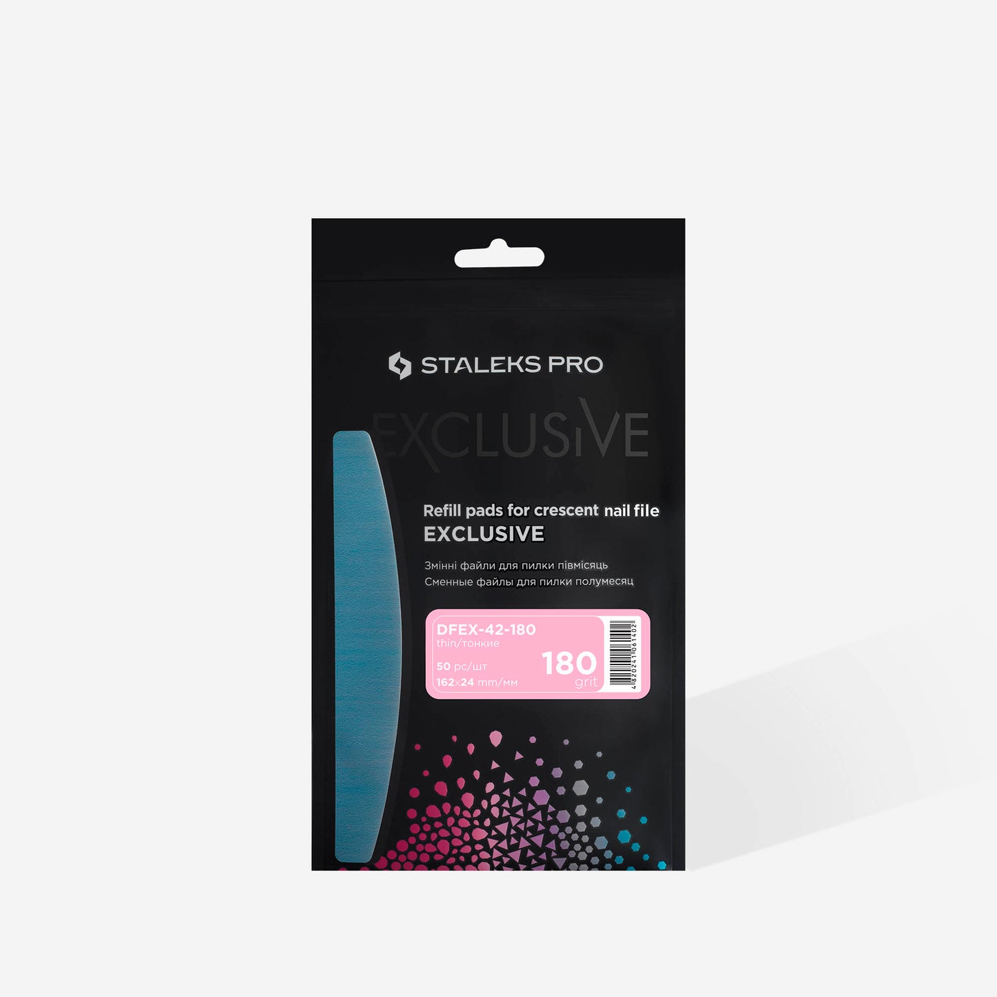 CRESCENT NAIL FILES STALEKS PRO EXCLUSIVE-42 (50 PCS/PACK)