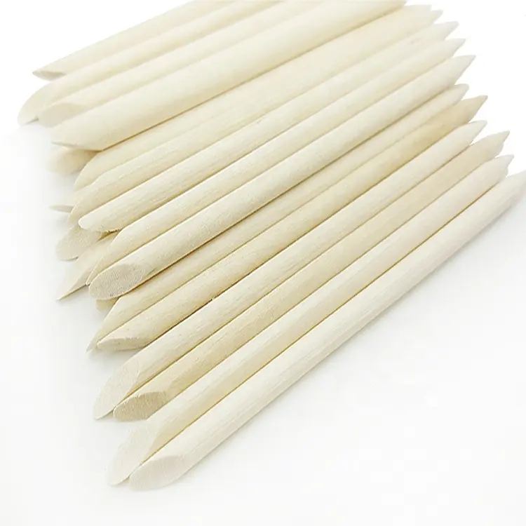 Orange wood sticks 105 mm (100 pcs) NEW!