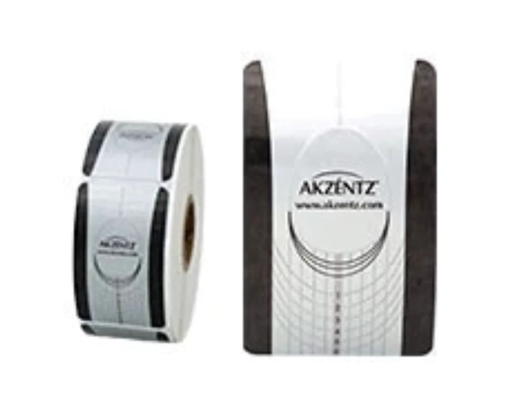 NAIL FORMS - AKZENTZ RECTANGULAR Roll of 500
