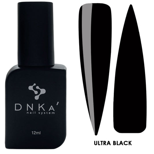 DNKa'  COLOR GEL POLISH 12 ml - ULTRA BLACK