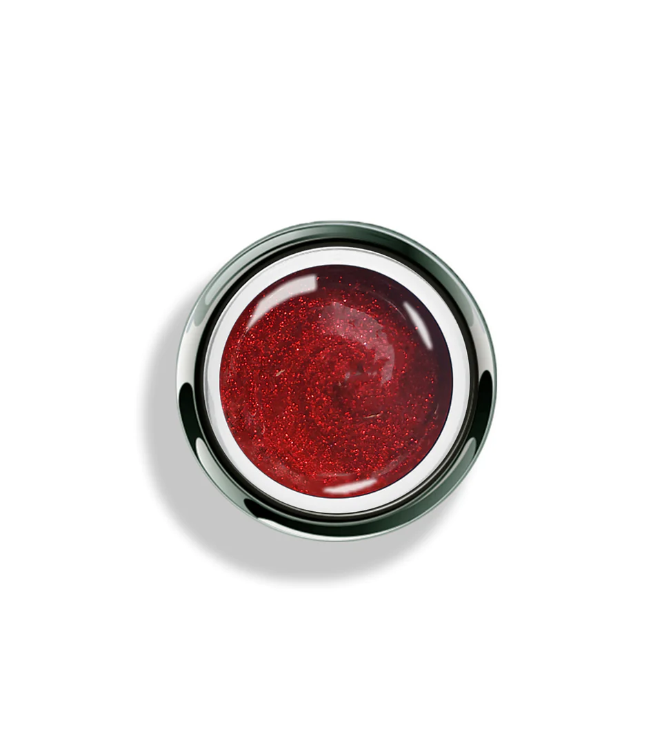 GEL PLAY® GLITTER CHERRY RED