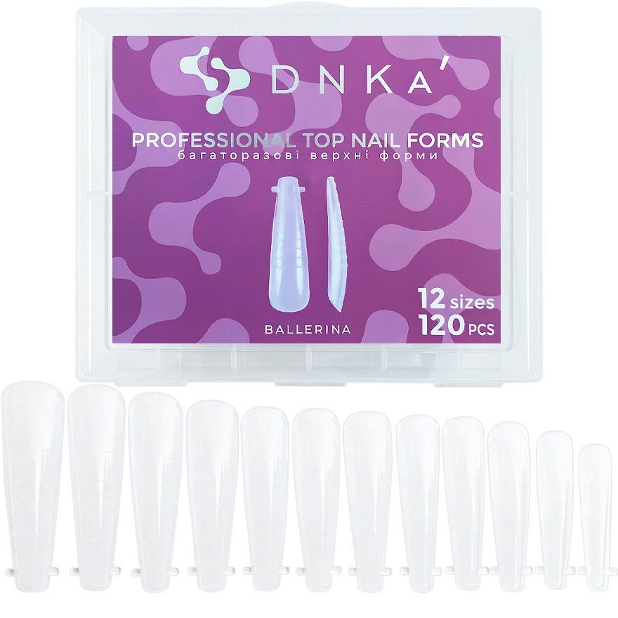 DNKa' Top Nail Forms BALLERINA, 120pcs