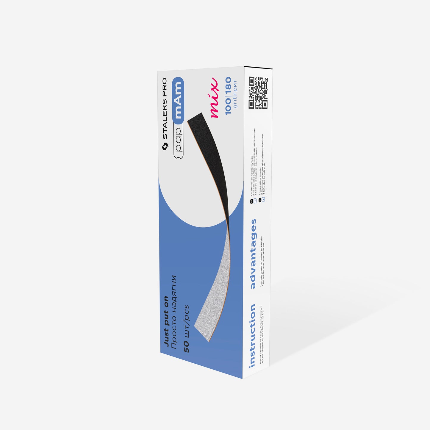 STRAIGHT DOUBLE-SIDED FILES PAPMAM MIX EXPERT-22 (50 PCS)