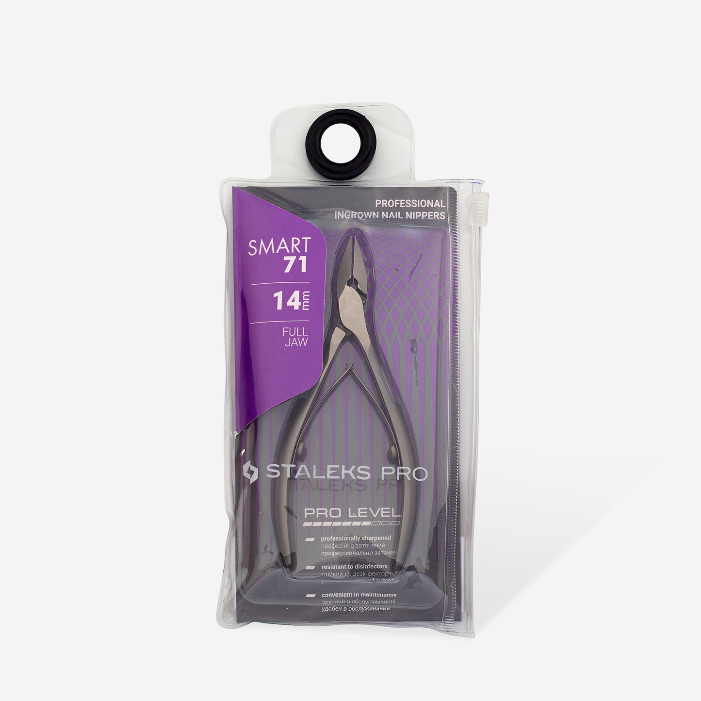 PROFESSIONAL NIPPERS FOR INGROWN NAILS STALEKS PRO SMART 71, 14 MM