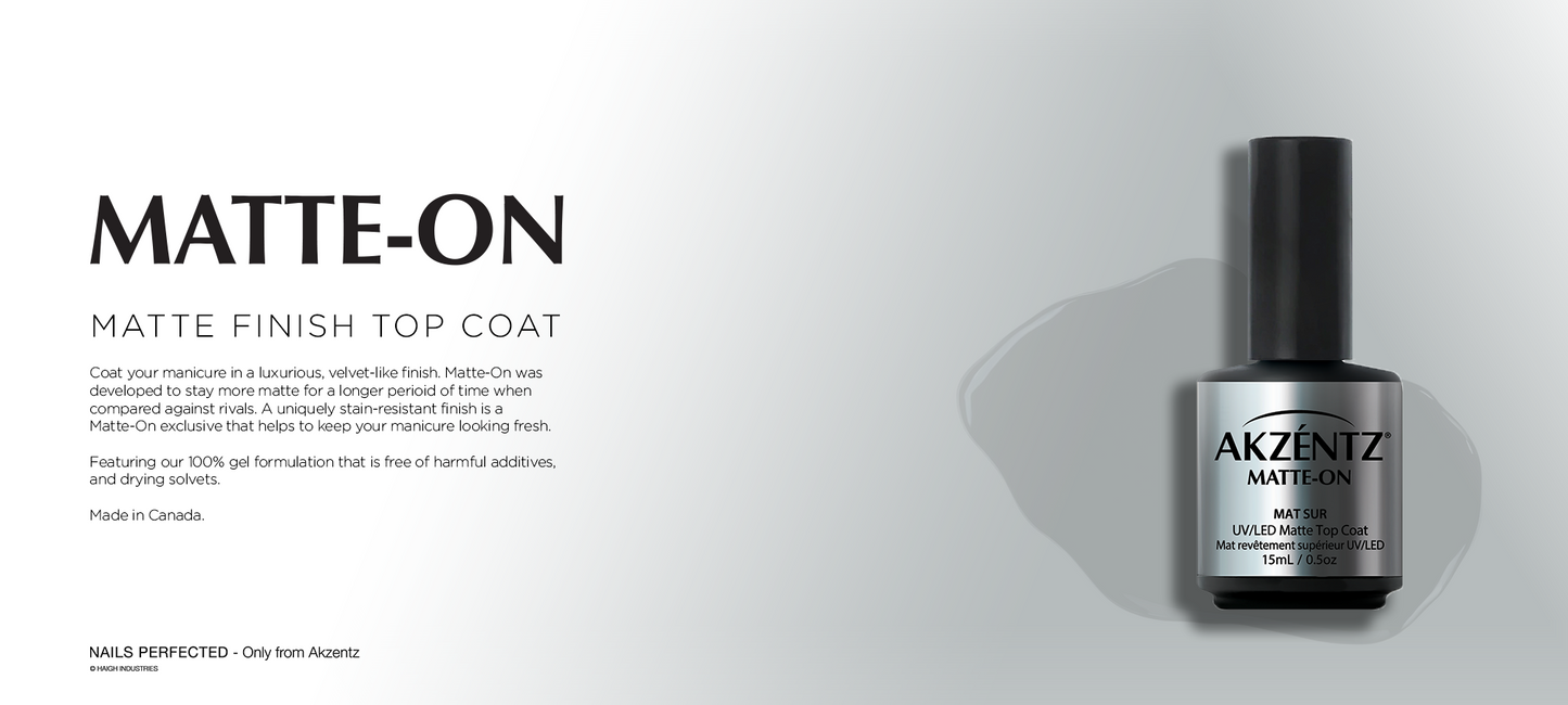 TOP COAT- MATTE-ON 15ml.