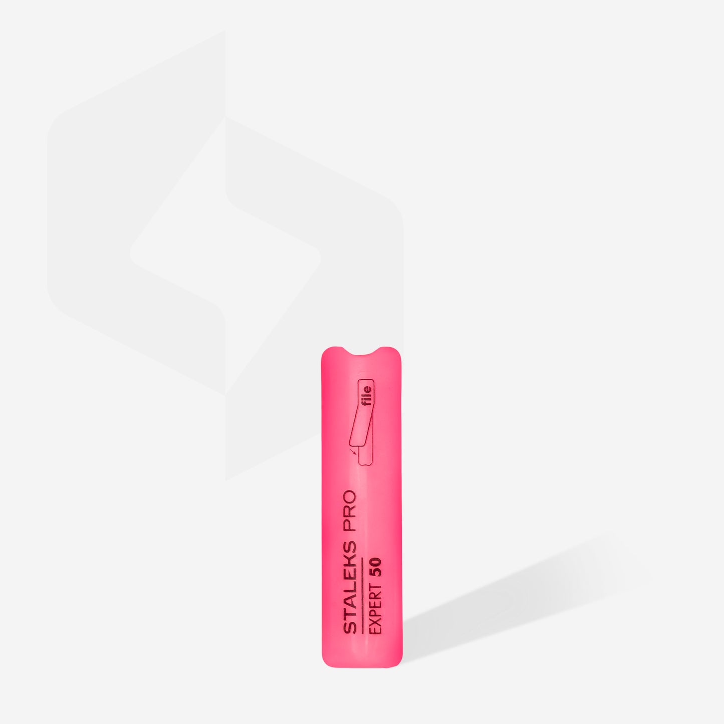 SLANTED PLASTIC NAIL FILE, SHORT (BASE) STALEKS PRO EXPERT 50
