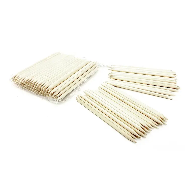 Orange wood sticks 105 mm (100 pcs) NEW!