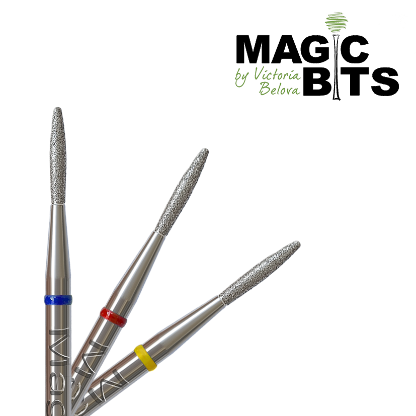MAGIC BITS DIAMOND FLAME ROUND TIP (All Diameters) NEW!