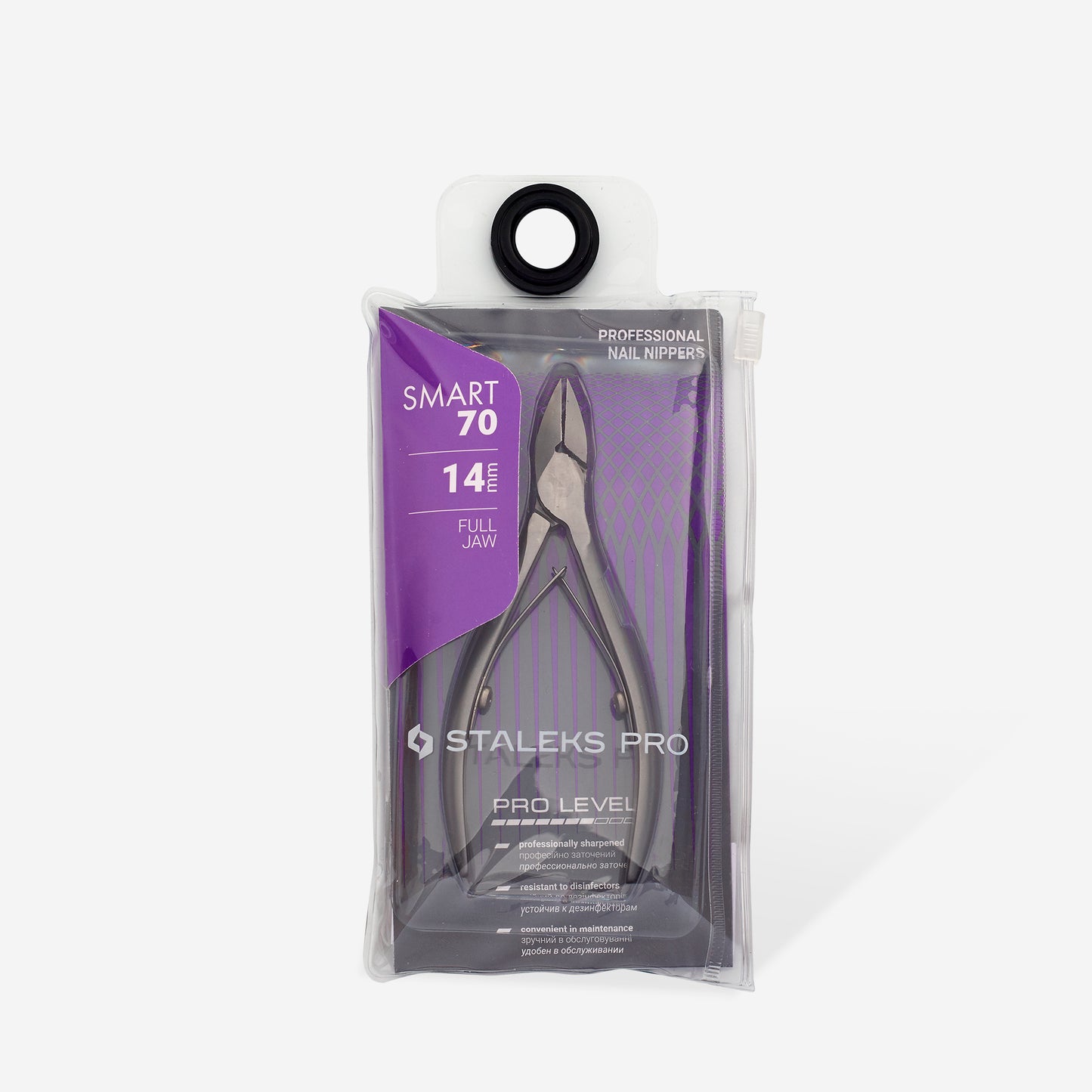 PROFESSIONAL NAIL NIPPERS STALEKS PRO SMART 70, 14 MM