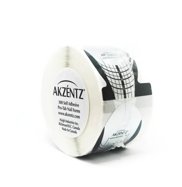 NAIL FORMS - AKZENTZ PRO TAB Roll of 300