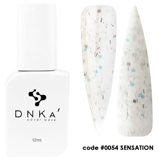 DNKa' RUBBER BASE FRENCH - Cover Base #0054 Sensation - 12 ml