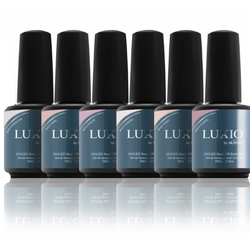BUILD COLOUR COLLECTIONS: LUXIO® GEL BUILD - COLLECTION KIT (6 bottles*15 ml)