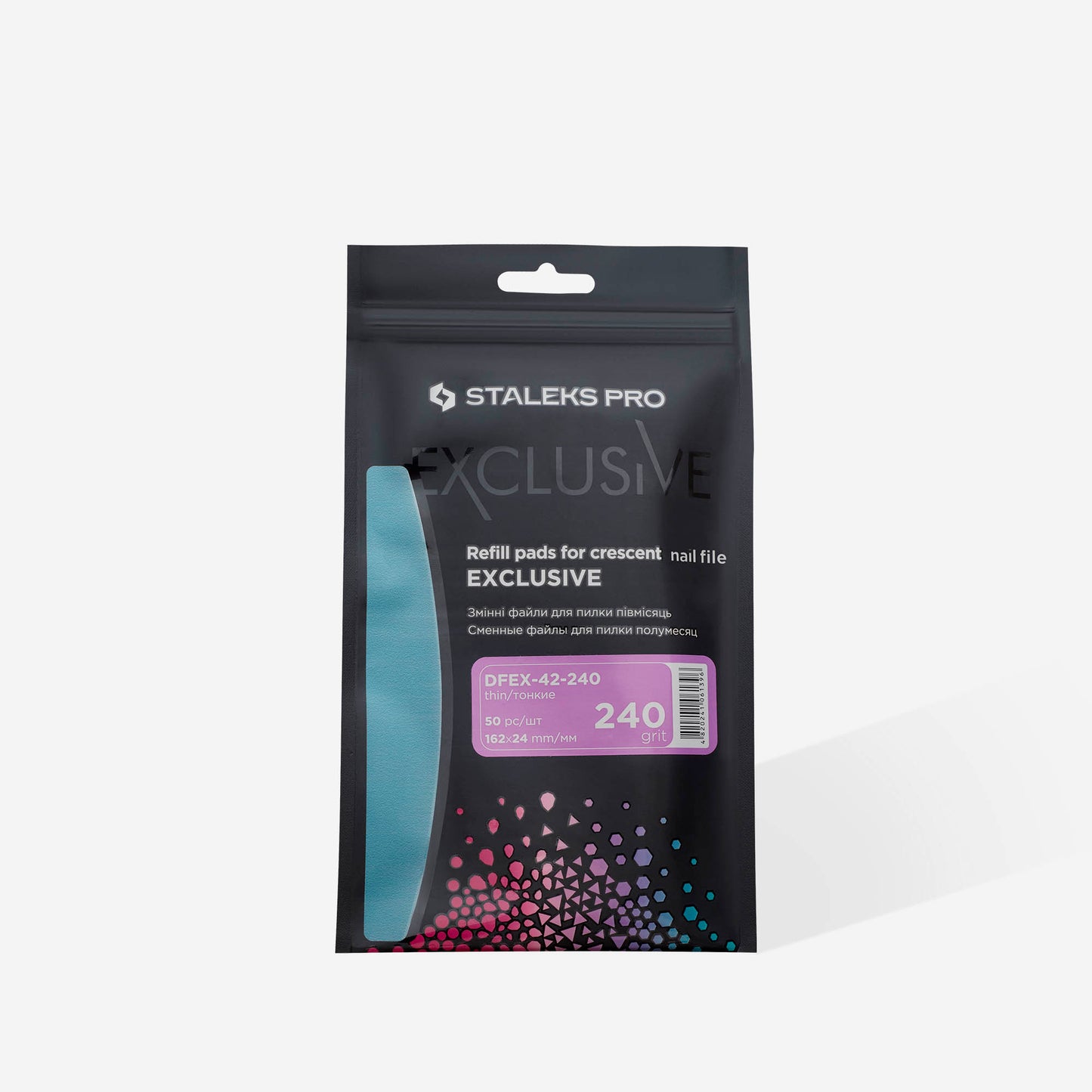CRESCENT NAIL FILES STALEKS PRO EXCLUSIVE-42 (50 PCS/PACK)