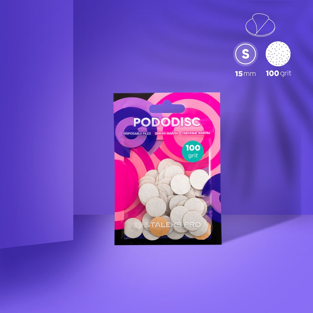 PODODISC STALEKS SOFT BASE REFILL PADS WHITE (ALL SIZES AND GRITS)