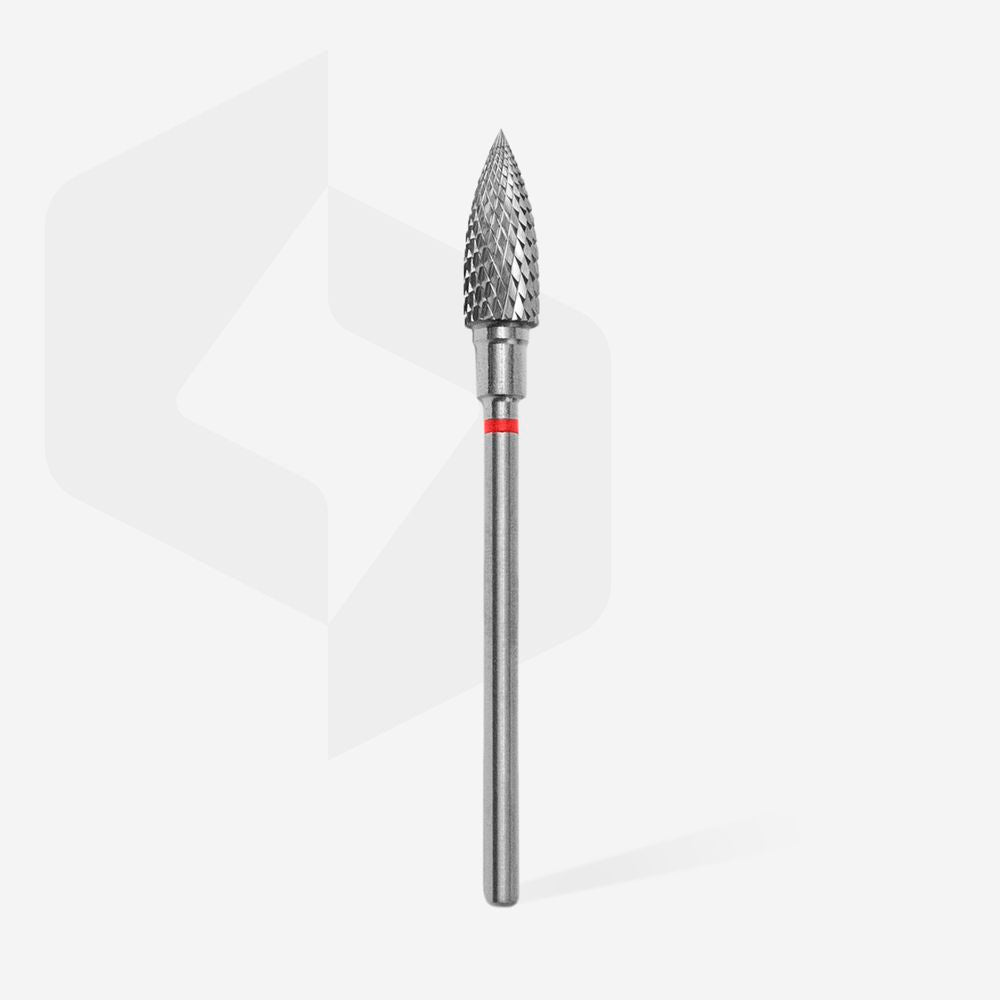 Carbide nail drill bit flame red EXPERT head diameter 5 mm / working part 13,5 mm FT10R050/13.5