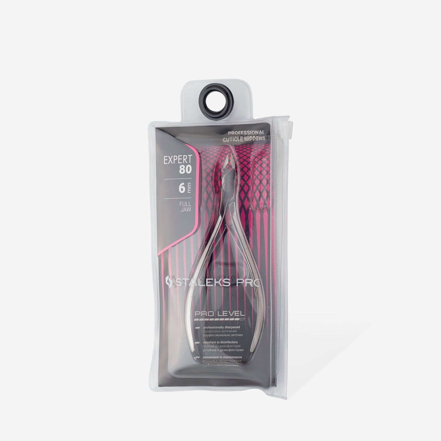 PROFESSIONAL CUTICLE NIPPERS STALEKS PRO EXPERT 80 (6mm/ 9mm)