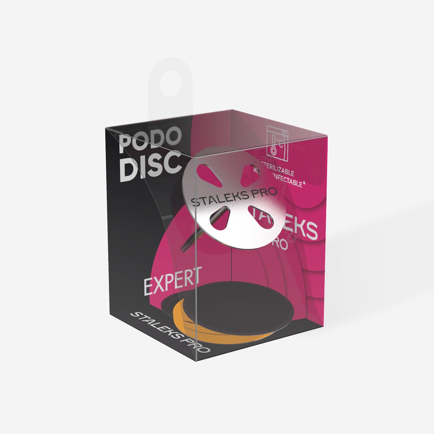 PODODISC STALEKS PRO EXPERT (ALL SIZES) + SET OF DISPOSABLE FILE 180 GRIT 5 PC