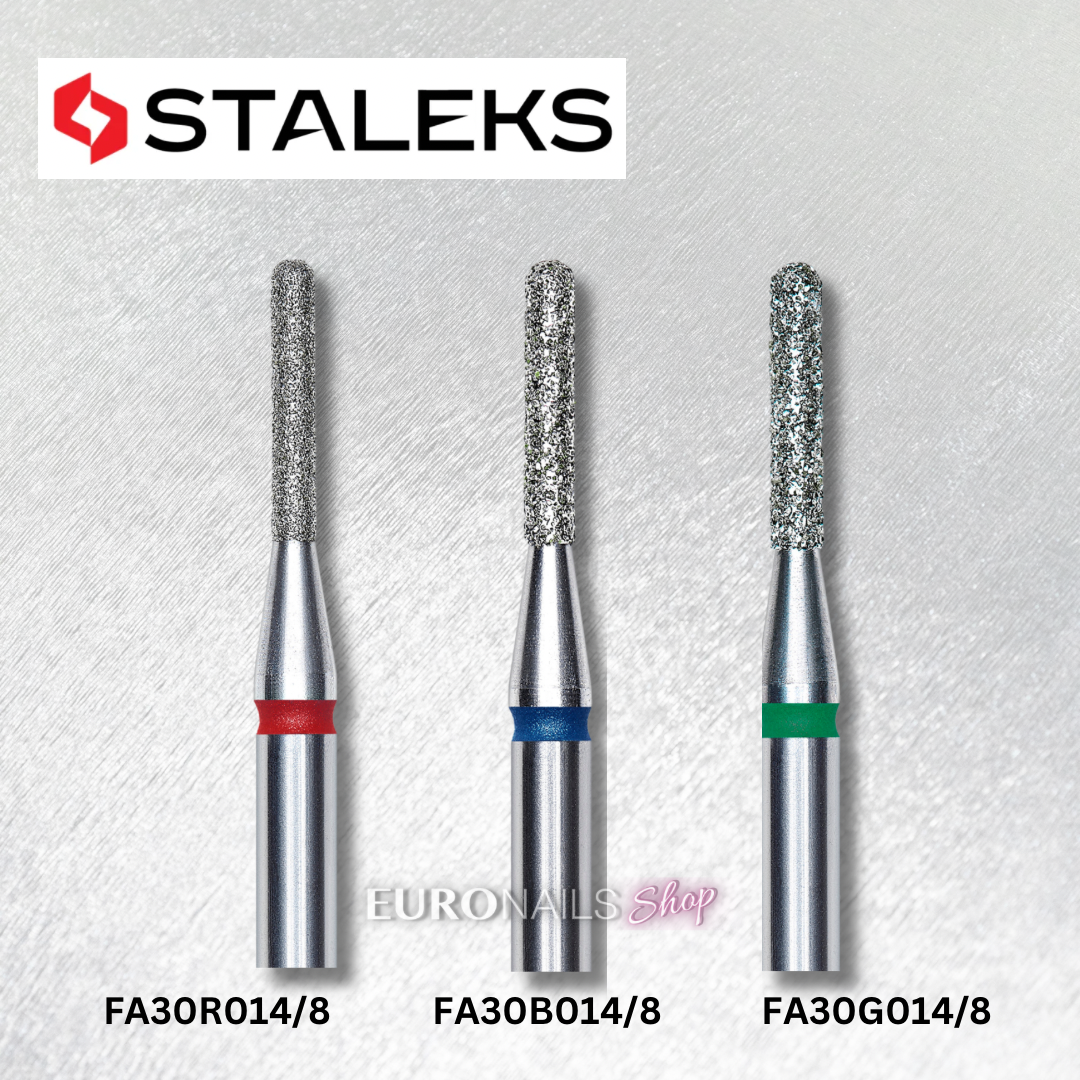 STALEKS BITS DIAMOND ROUNDED “CYLINDER” D-1.4 MM, L-8 MM FA30_014/8