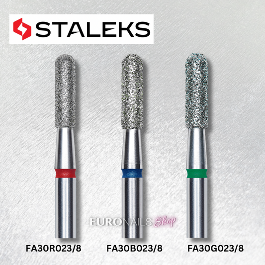STALEKS BITS DIAMOND ROUNDED “CYLINDER” D-2.3 MM, L-8 MM FA30_023/8