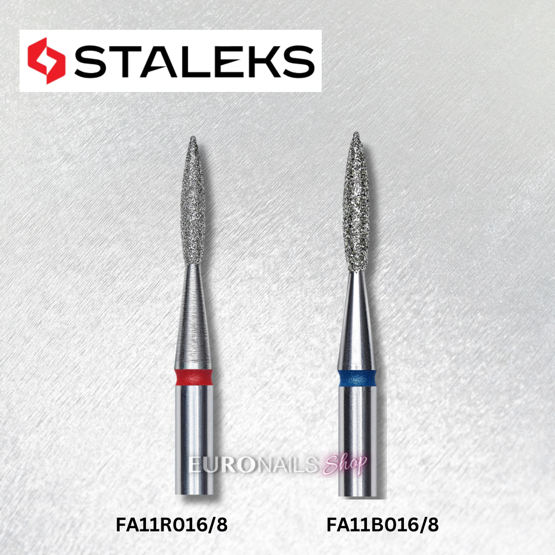 STALEKS BITS DIAMOND POINTED “FLAME” D-1.6 MM, L-8 MM FA11_016/8