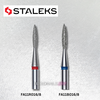 STALEKS BITS DIAMOND POINTED “FLAME” D-1.6 MM, L-8 MM FA11_016/8