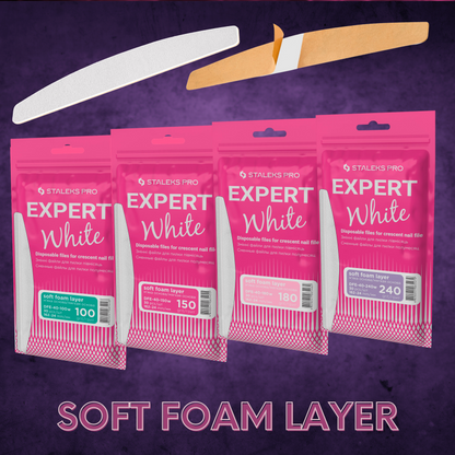 CRESCENT FILES - SOFT FOAM - STALEKS PRO EXPERT-40 (30 PCS/PACK)