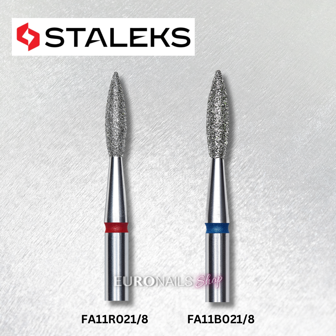 STALEKS BITS DIAMOND POINTED “FLAME” D-2.1 MM, L-8 MM FA11_021/8