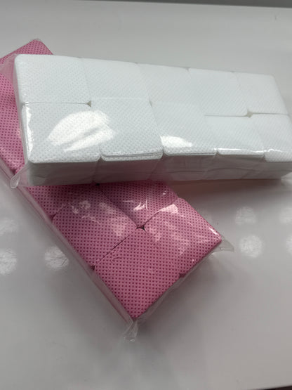 LINT FREE NAIL WIPES SOFT COTTON 1000 pcs/pack NEW!