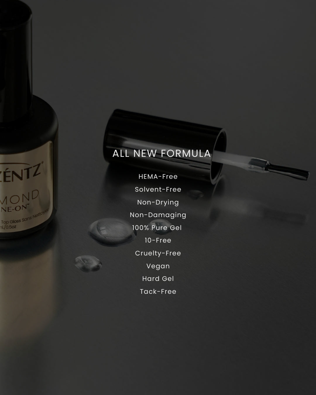 TOP COAT SHINE-ON DIAMOND (NO WIPE) 15ml
