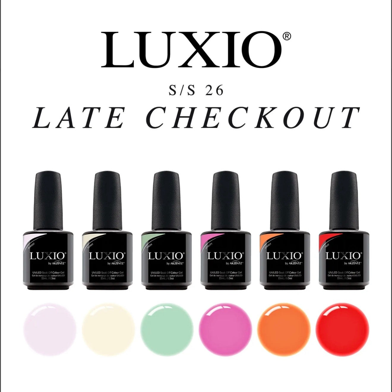 COLOUR COLLECTIONS: LUXIO® S/S 26 "LATE CHECKOUT" NEW