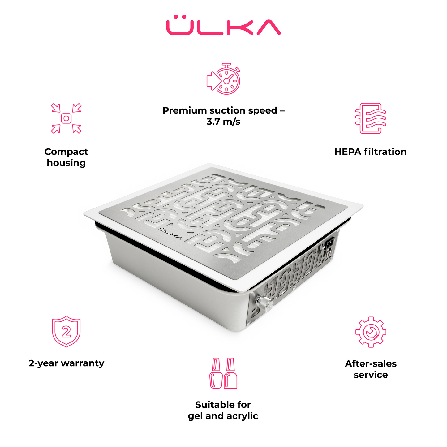 ÜLKA AERO (PRIME) Built-in Manicure and Pedicure Dust Collector NEW!