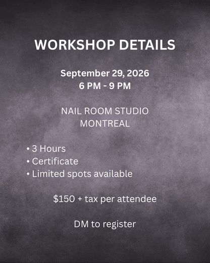 NAIL SALON 3 in 1 WORKSHOP DAY