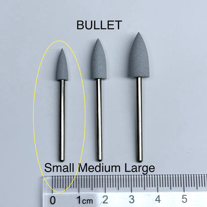 SILICONE BIT FOR SKIN POLISHING - BULLET SMALL