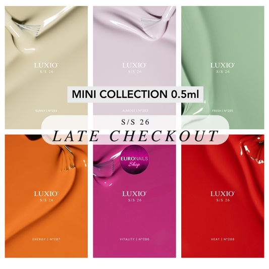 COLOUR COLLECTIONS: LUXIO® S/S 26 "LATE CHECKOUT" - MINI SIZE - NEW