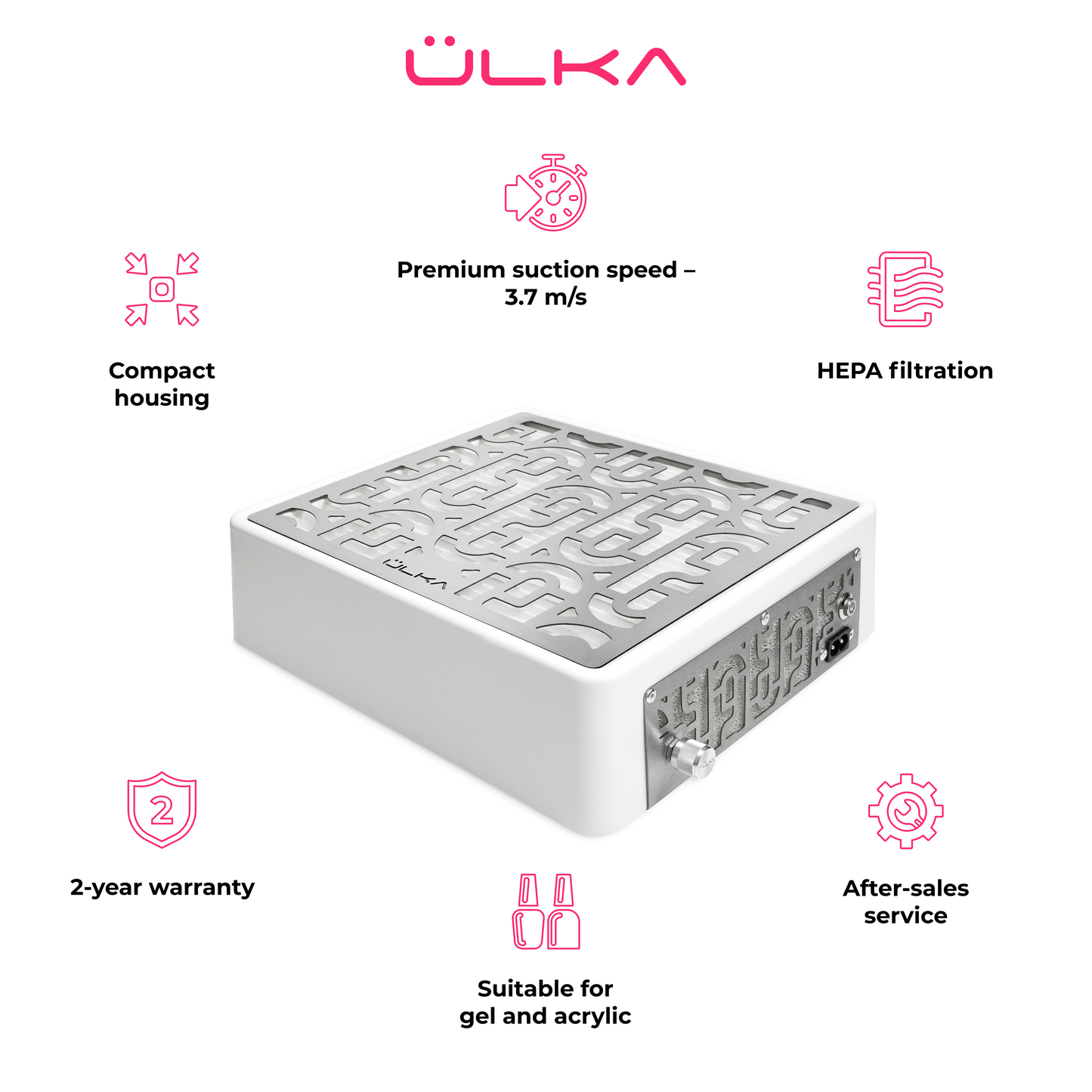 ÜLKA AERO (PRIME) Portable Manicure and Pedicure Dust Collector NEW!