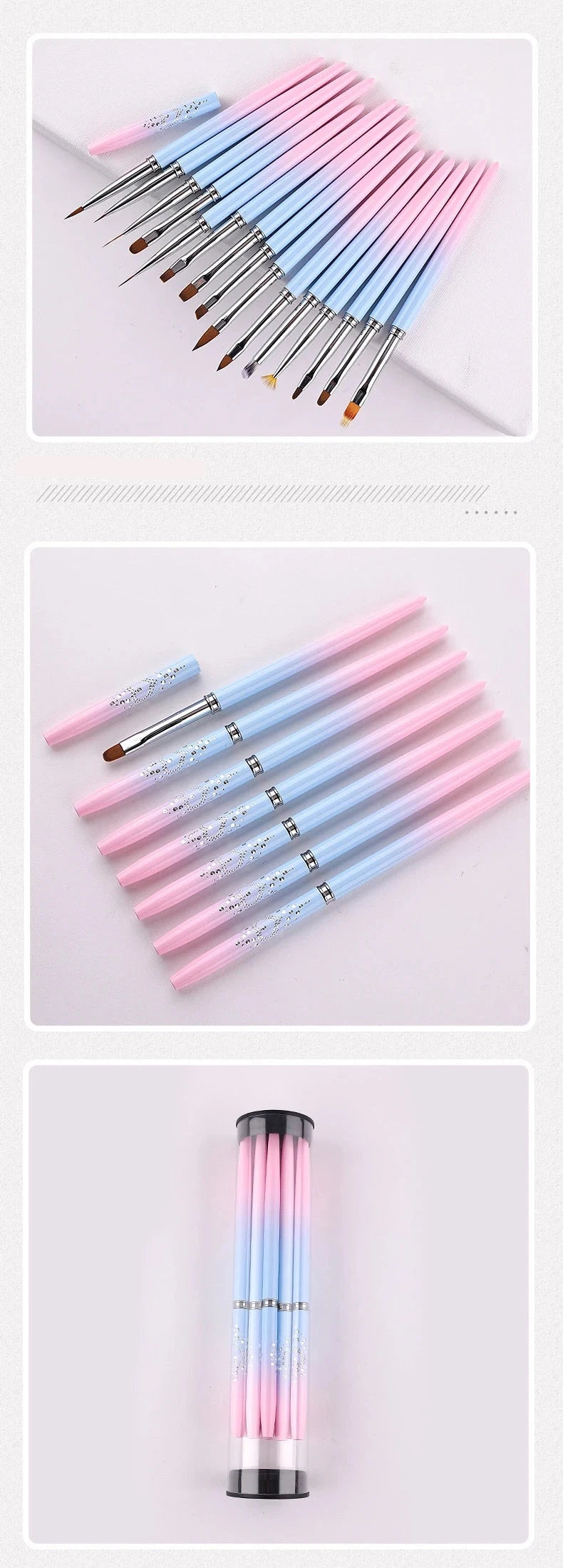 Nail Art Brush Set 15 pcs