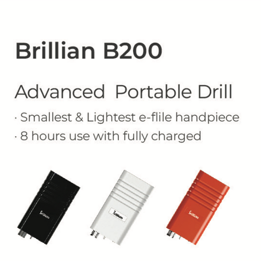 SAESHIN BRILLIAN B200/H325 30,000 RPM PORTABLE E-FILING MACHINE (BLACK/RED/WHITE)