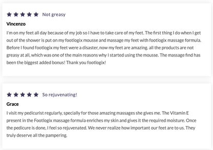 FOOTLOGIX® MASSAGE FORMULA LOTION