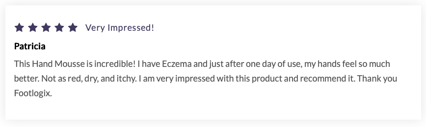 FOOTLOGIX® HYDRATING HAND MOUSSE