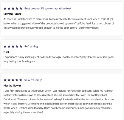 FOOTLOGIX® FOOT DEODORANT SPRAY