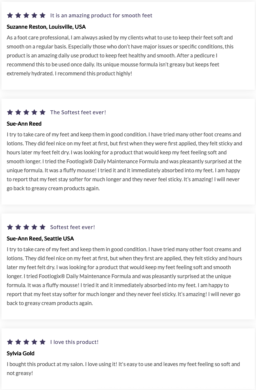 FOOTLOGIX® DAILY MAINTENANCE FORMULA