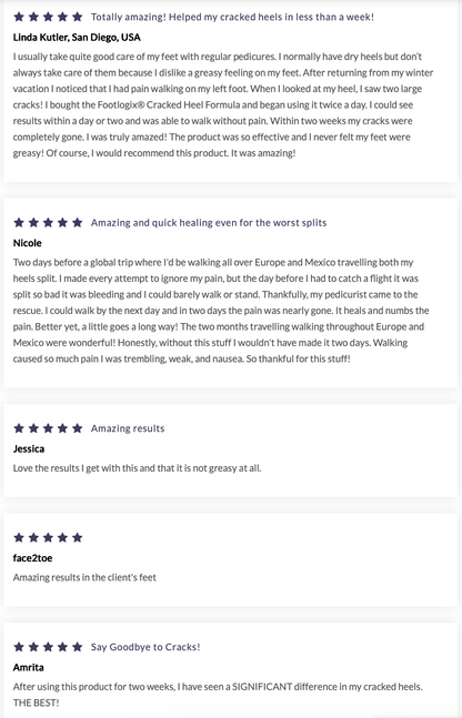 FOOTLOGIX® CRACKED HEEL FORMULA