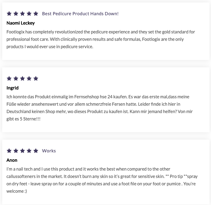 FOOTLOGIX® CALLUS SOFTENER