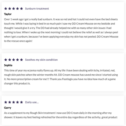 FOOTLOGIX® DD CREAM MOUSSE FORMULA